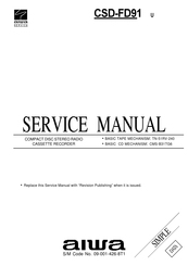 Aiwa CSD-FD91 Service Manual
