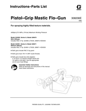 Graco 289670 Instructions-Parts List Manual