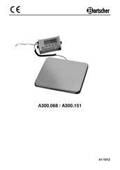 Bartscher A300.151 Instruction Manual