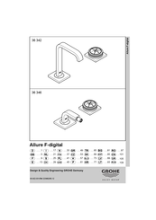 Grohe Allure F-digital 36 342 Manual