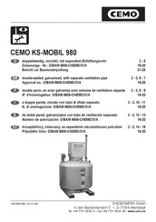 CEMO KS-MOBIL 980 Installation And Operating Instructions Manual