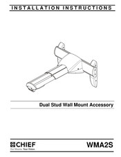 CHIEF WMA2S Installation Instructions Manual