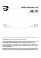 Amperes iPX5151 Instruction Manual