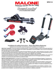 Malone DownLoader MPG306 Installation & Loading Instructions