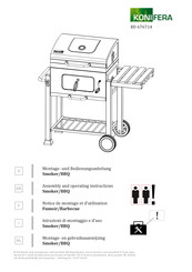 Konifera BD 676714 Assembly And Operating Instructions Manual
