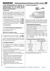 Multiplex Alpina Carbotec Operating Instructions Manual