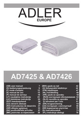 Adler Europe AD7426 User Manual