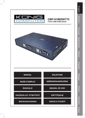 Konig CMP-KVMSWIT75 Manual