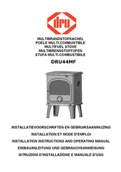 Dru DRU44MF Installation Instructions And Operating Manual