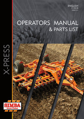 Simba X-Press Operator's Manual & Parts List