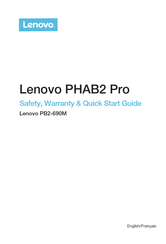Lenovo PB2-690M Safety, Warranty & Quick Start Manual