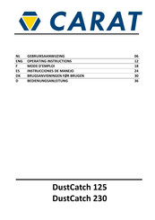 Carat Dustcatch 125 Operating Instructions Manual