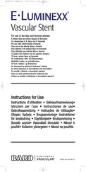 Bard E-Luminexx Vascular Stent Instructions For Use Manual