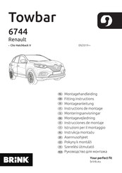 Brink 6744 Fitting Instructions Manual