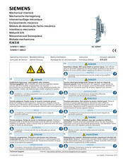 Siemens 3VW9011-0BB22 Operating Instructions Manual