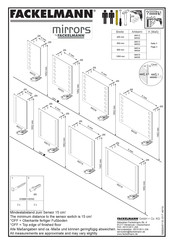 Fackelmann 84512 Instructions For Installation Manual