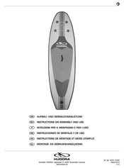 Hudora 76305 Instructions On Assembly And Use