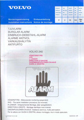 Volvo P-3-39-165 Installation Instructions Manual