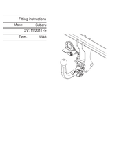 Brink 5548 Fitting Instructions Manual