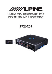 Alpine PXE-X09 Manual
