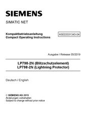 Siemens SIMATIC NET LP798-2N Compact Operating Instructions