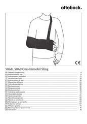 Otto Bock Omo Immobil Sling Instructions For Use Manual