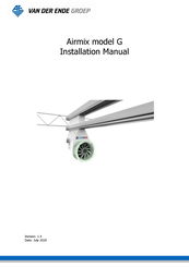 VAN DER ENDE Airmix G Installation Manual