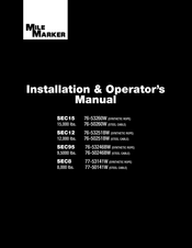 Mile Marker 76-50260W Installation & Operator's Manual