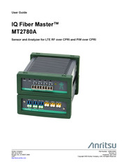 Anritsu IQ Fiber Master MT2780A User Manual