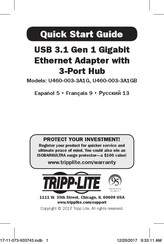 Tripp Lite U460-003-3A1G Quick Start Manual