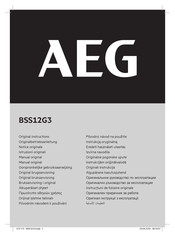AEG BSS12G3 Original Instructions Manual