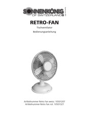 Sonnenkonig Retro-Fan Instruction Manual