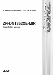 Ganz ZN-DNT352XE-MIR Installation Manual