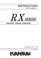 KANSAI SPECIAL RX9800 Instruction