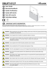 Accuride DBLIFT-0127 User Manual