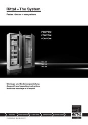 Rittal 7857.310 Assembly And Operating Instructions Manual