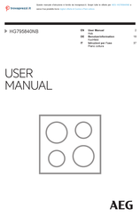 AEG HG795840NB User Manual