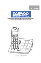 Daewoo DTD-7500 User Manual