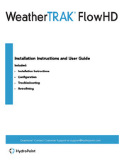 HydroPoint WeathrerTRAK FlowHD Installation Instructions & User Manual