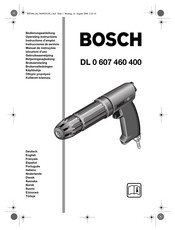 Bosch DL 0 607 460 Operating Instructions Manual