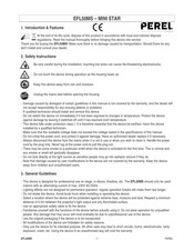 Perel EFL50MS MINI STAR Manual