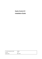 Hydronix Hydro-Control VI Installation Manual