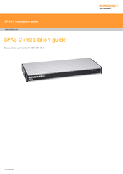 Renishaw SPA3-2 Installation Manual