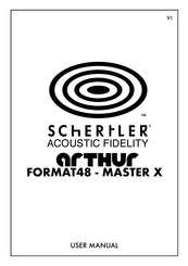 Schertler ARTHUR FORMAT48-MASTER X User Manual