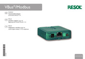 Resol VBus Modbus Manual