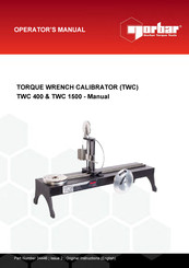 norbar TWC 1500 Manual