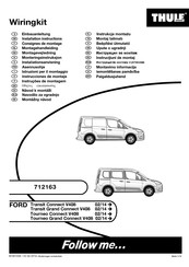 Thule 712163 Installation Instructions Manual