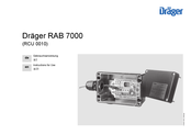 Dräger RAB 7000 Instructions For Use Manual