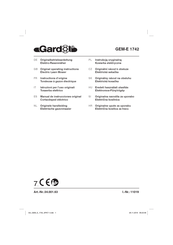 Gardol GEM-E 1742 Original Operating Instructions