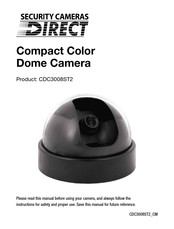 Security Cameras Direct CDC3008ST2 Manual